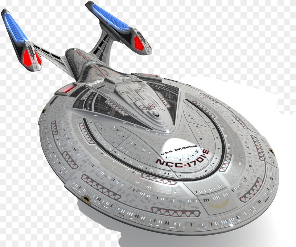 D Uss Enterprise Clip Stock Scale Star Star Trek Enterprise E, Aircraft, Spaceship, Transportation, Vehicle Free Transparent Png