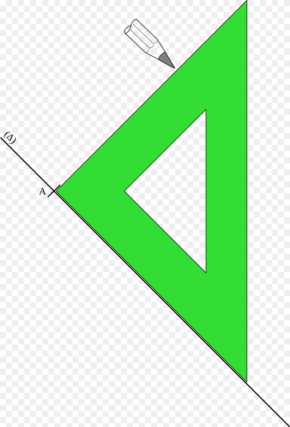 D Une Equerre, Triangle Png