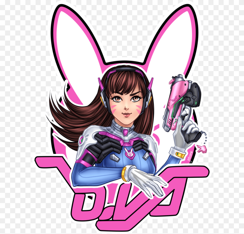 D Va Overwatch Wallpapers, Book, Comics, Publication, Adult Free Transparent Png