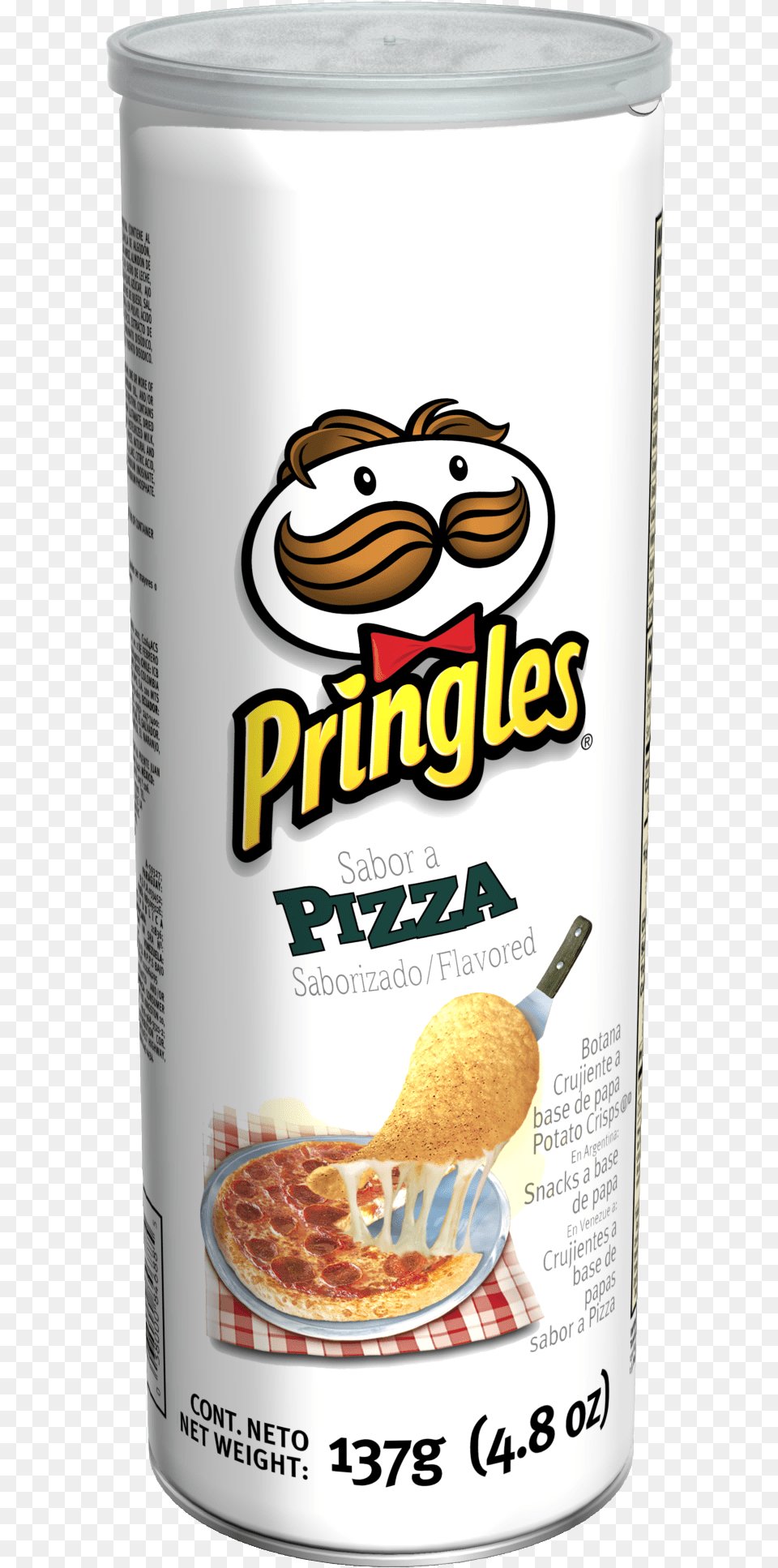 D1c1 La Pringles Crisps Pizza 25 Oz, Tin, Can, Food, Aluminium Free Transparent Png