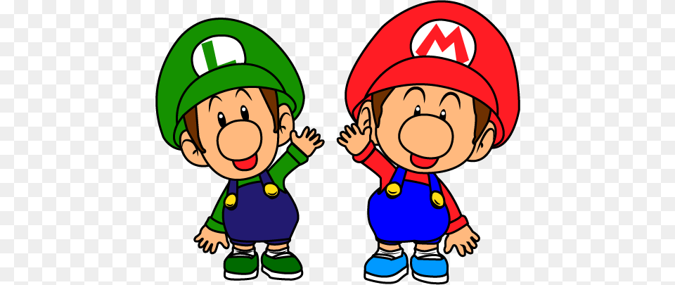 Da Baby Mario Brothers By Babyluigionfire Mario And Luigi Baby, Person, Face, Head, Game Png Image