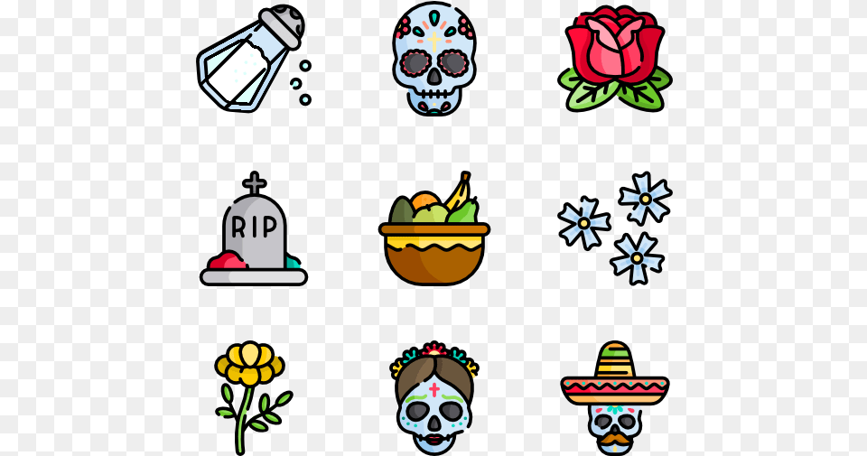 Da De Muertos Thanksgiving Icon, Baby, Person, Face, Head Png Image