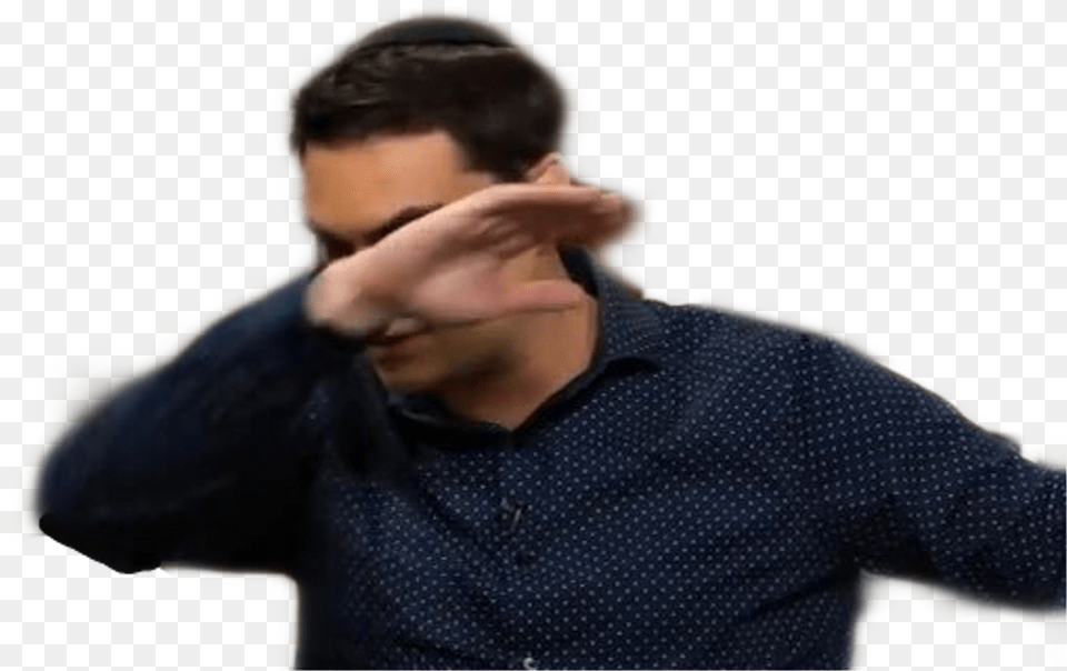 Dab Benshapiro Rekt Ben Shapiro Transparent Background, Adult, Face, Head, Male Free Png Download