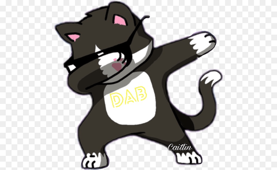 Dab Cute Cat Art Drawing, Sticker, Baby, Person, Face Free Transparent Png