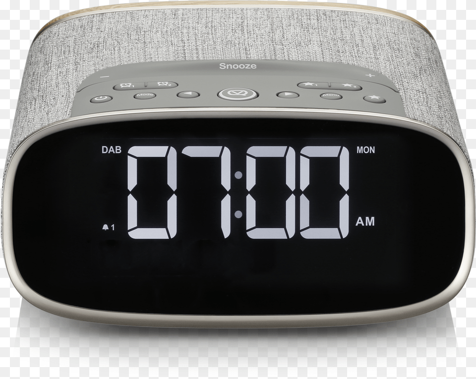 Dab Fm Radio Alarm Clock Bedside With Large Display 0700 Digital Clock Free Png Download