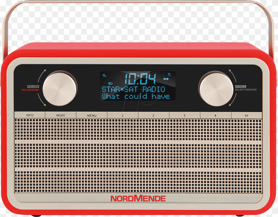 Dab Fm Radio Red Nordmende 78 3001 Internet Radio Retro, Electronics Free Transparent Png