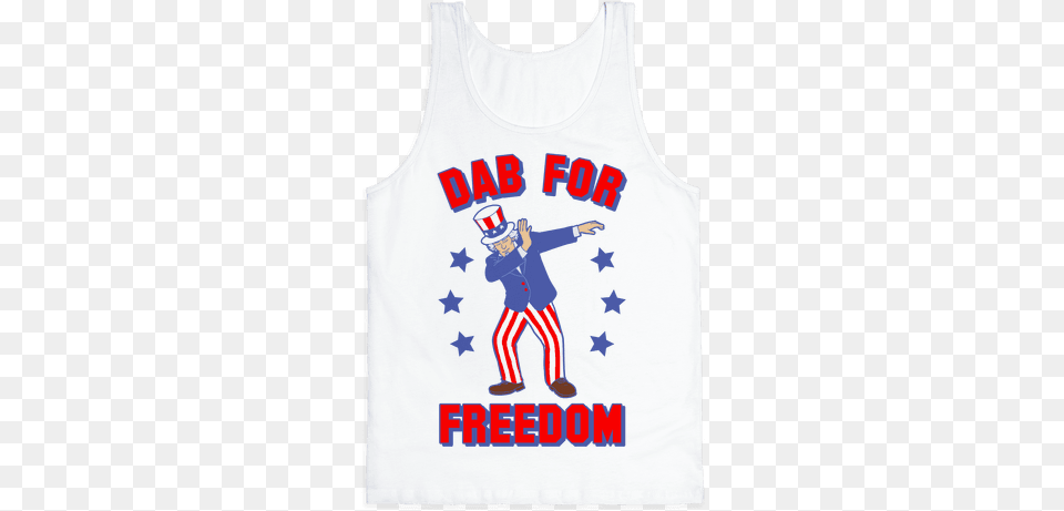 Dab For Freedom Tank Top Dab For Freedom, Boy, Child, Male, Person Png Image