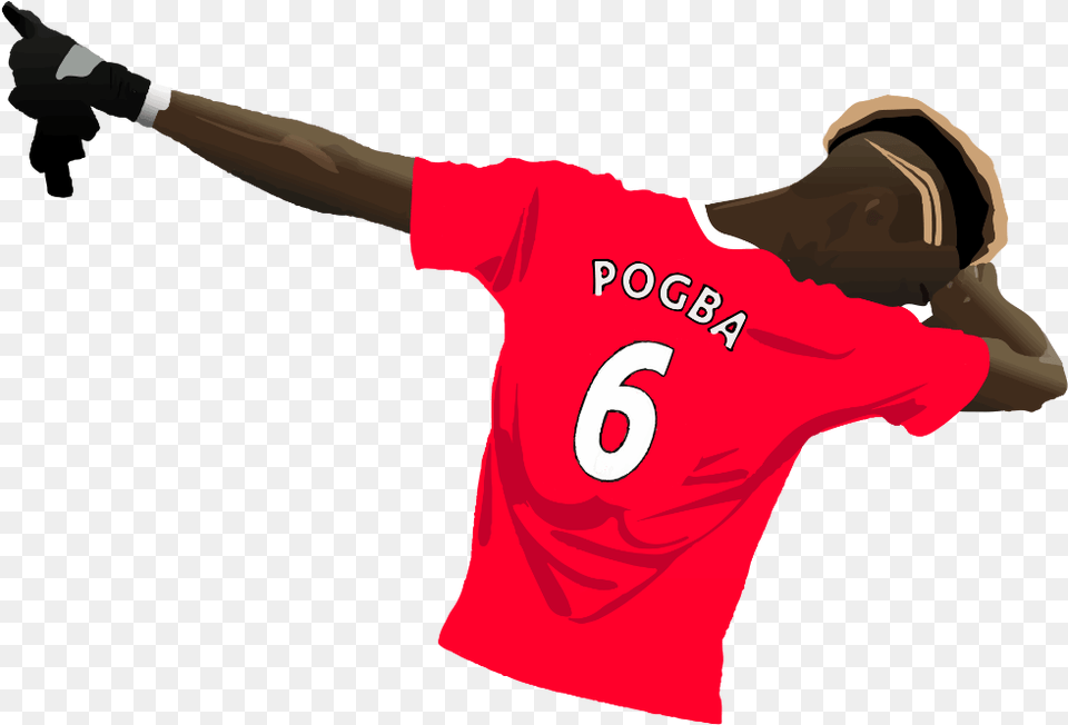 Dab National Football France Joint Fc Paul Pogba Dab, Clothing, Shirt, T-shirt, Person Free Png Download