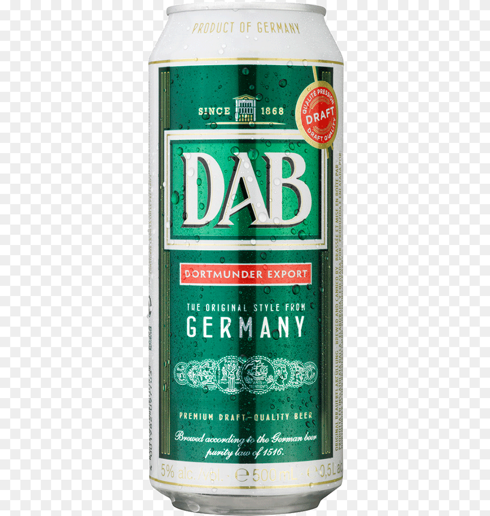 Dab Original 500 Ml, Alcohol, Beer, Beverage, Lager Png Image