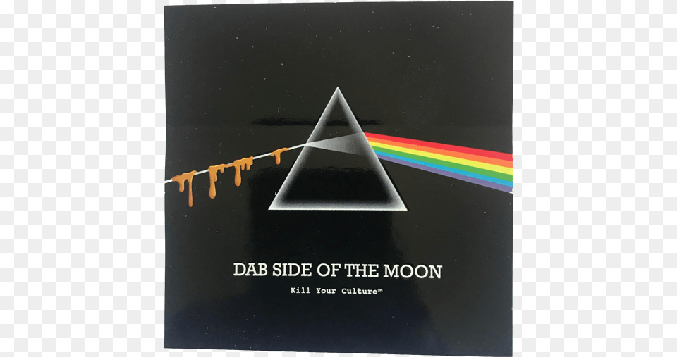 Dab Side Of The Moon Sticker Dark Side Of The Moon, Advertisement, Poster, Triangle, Machine Free Png