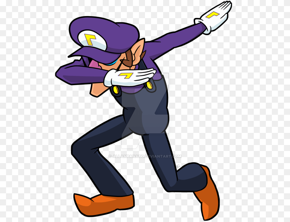 Dab Waluigi, Book, Comics, Publication, Person Free Png Download