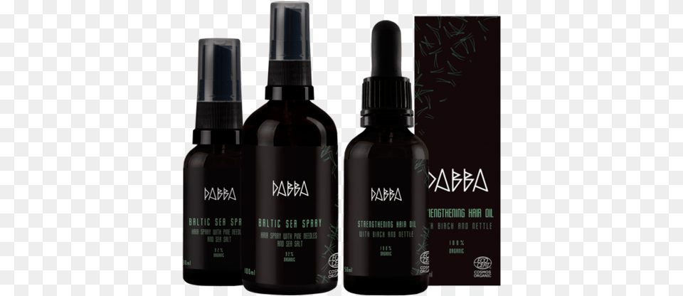 Dabba Organic Hair Care Salt Spray Hair Oil Mask Glass Bottle, Cosmetics, Perfume Png