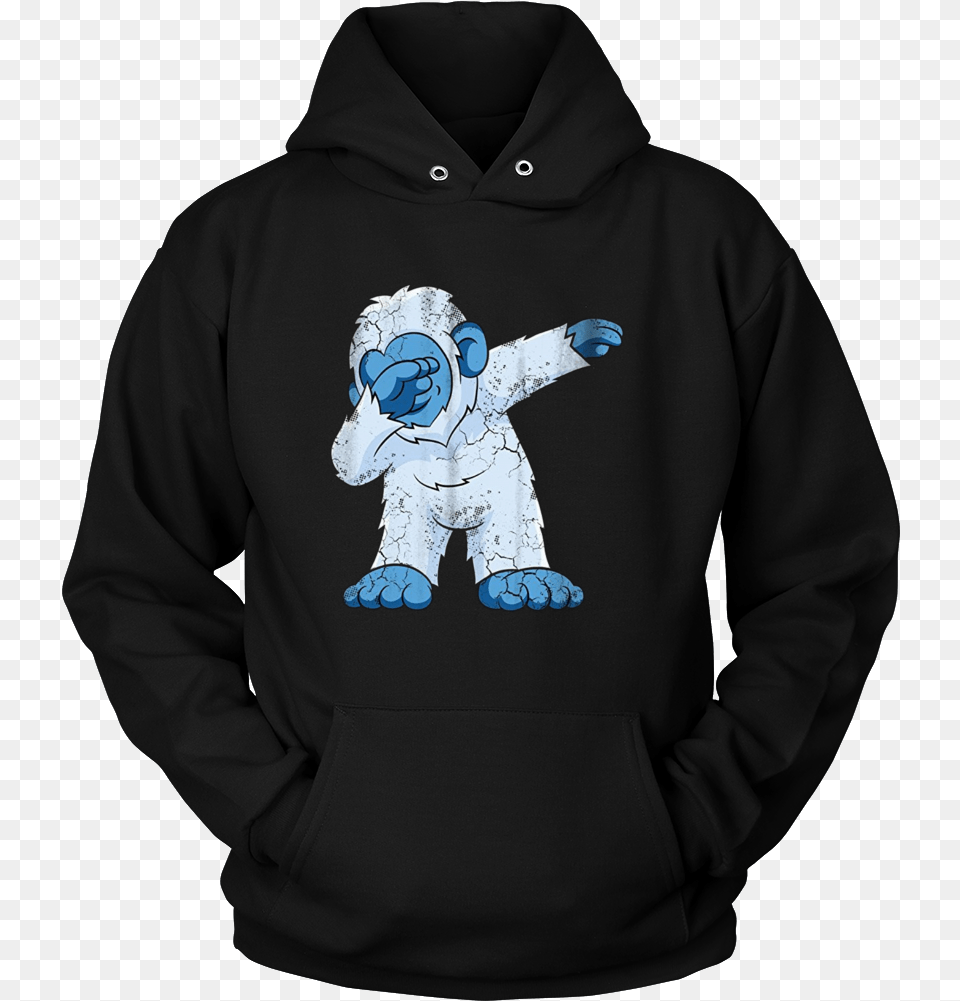 Dabbing Abominable Snowman Bigfoot Shirt Sudaderas De Lil Xan, Sweatshirt, Clothing, Sweater, Hood Free Transparent Png