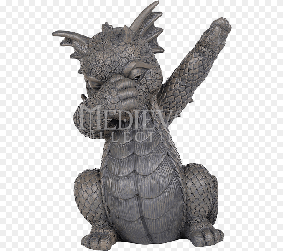 Dabbing Dragon Garden Statue Garden Dragon, Accessories, Art, Ornament, Animal Png Image