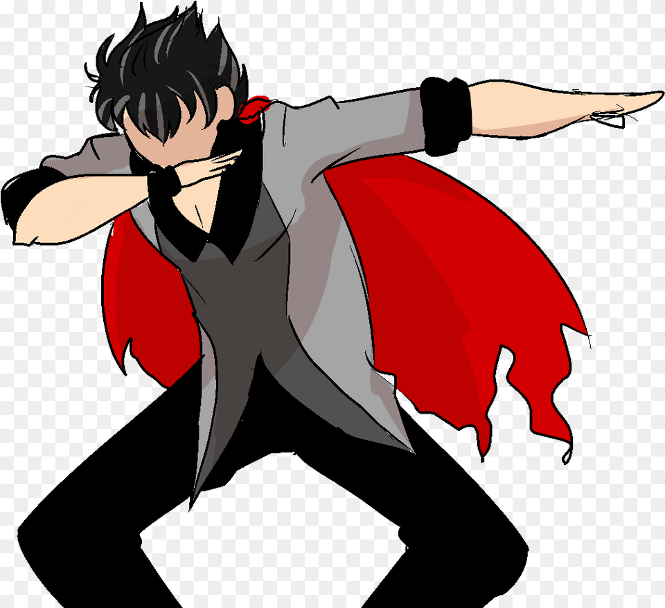 Dabbing Drunkle By Asksnowbird Rwby Qrow Dab, Book, Comics, Publication, Adult Free Png