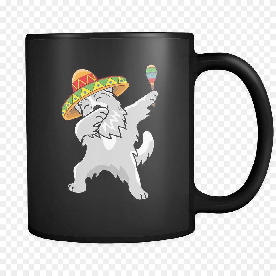 Dabbing Great Pyrenees Dog In Sombrero 1 Year Together, Cup, Beverage, Coffee, Coffee Cup Png