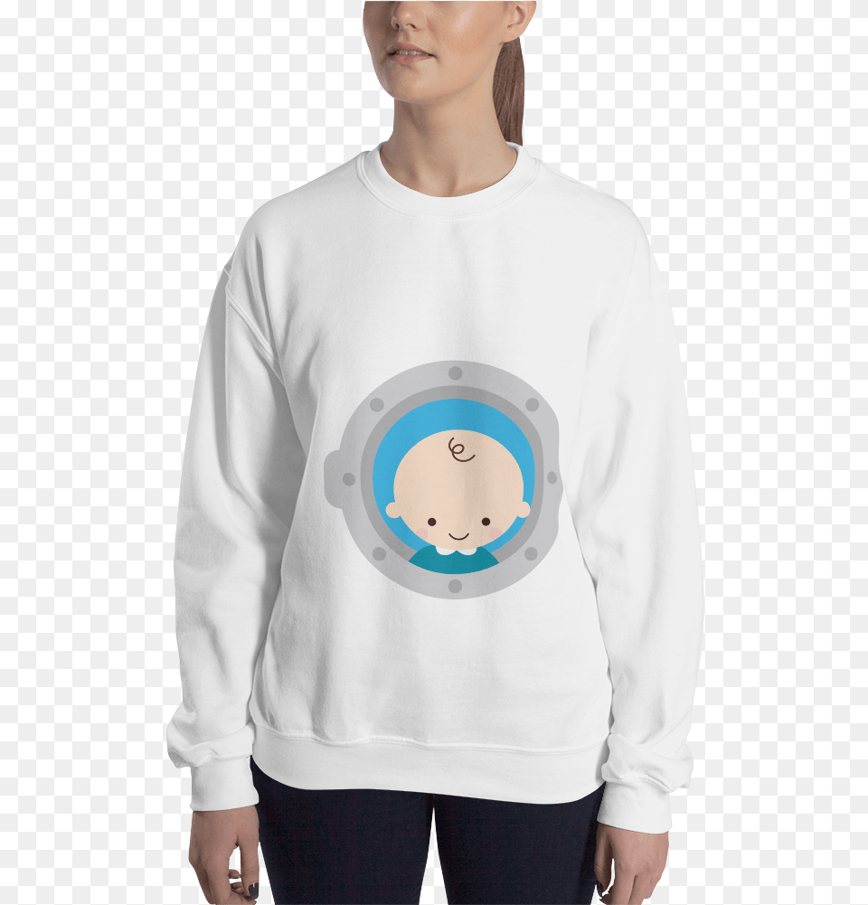 Dabbing Pug Sweatshirt T Shirt, Clothing, Sweater, Knitwear, Long Sleeve Free Png