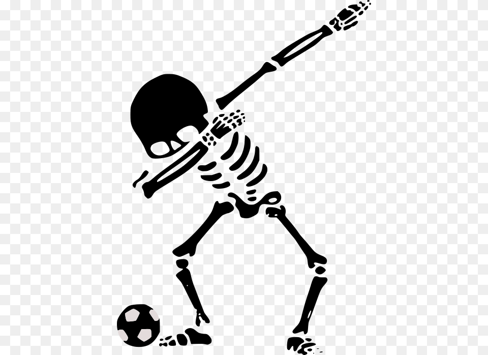 Dabbing Skeleton Free Png