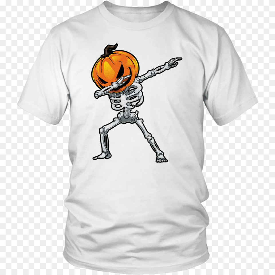 Dabbing Skeleton Pumpkin Halloween Shirt Funny T Shirts Offensive, Clothing, T-shirt, Person Free Transparent Png