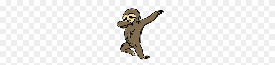Dabbing Sloth Dab Dance Lazy Sloth, Adult, Female, Person, Woman Png