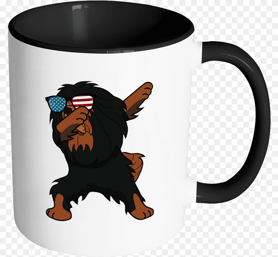 Dabbing Tibetan Mastiff Dog America Flag Mug, Cup, Baby, Person, Face Free Png