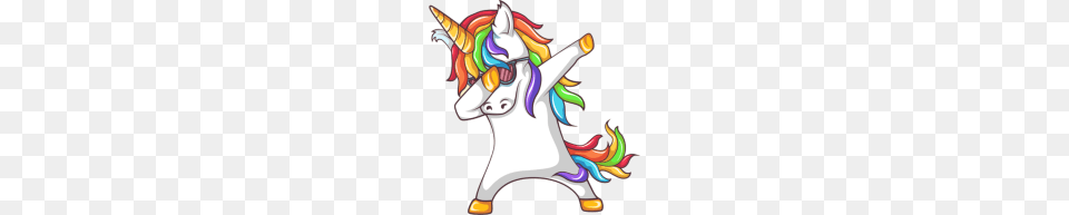 Dabbing Unicorn, Art, Graphics, Book, Comics Free Png