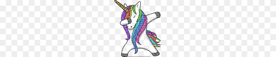 Dabbing Unicorn Mjctransfers, Art, Baby, Person Png Image