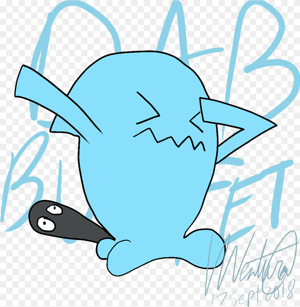 Dabbing Wobbuffet, Art, Baby, Person Free Png Download