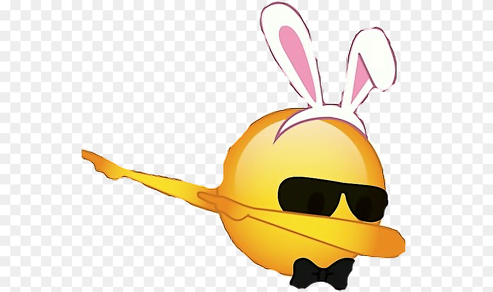 Dabing Emoji Dab Emoji Bunny Bow Glasses Freetoedit, Accessories, Sunglasses, Baby, Person Free Png Download