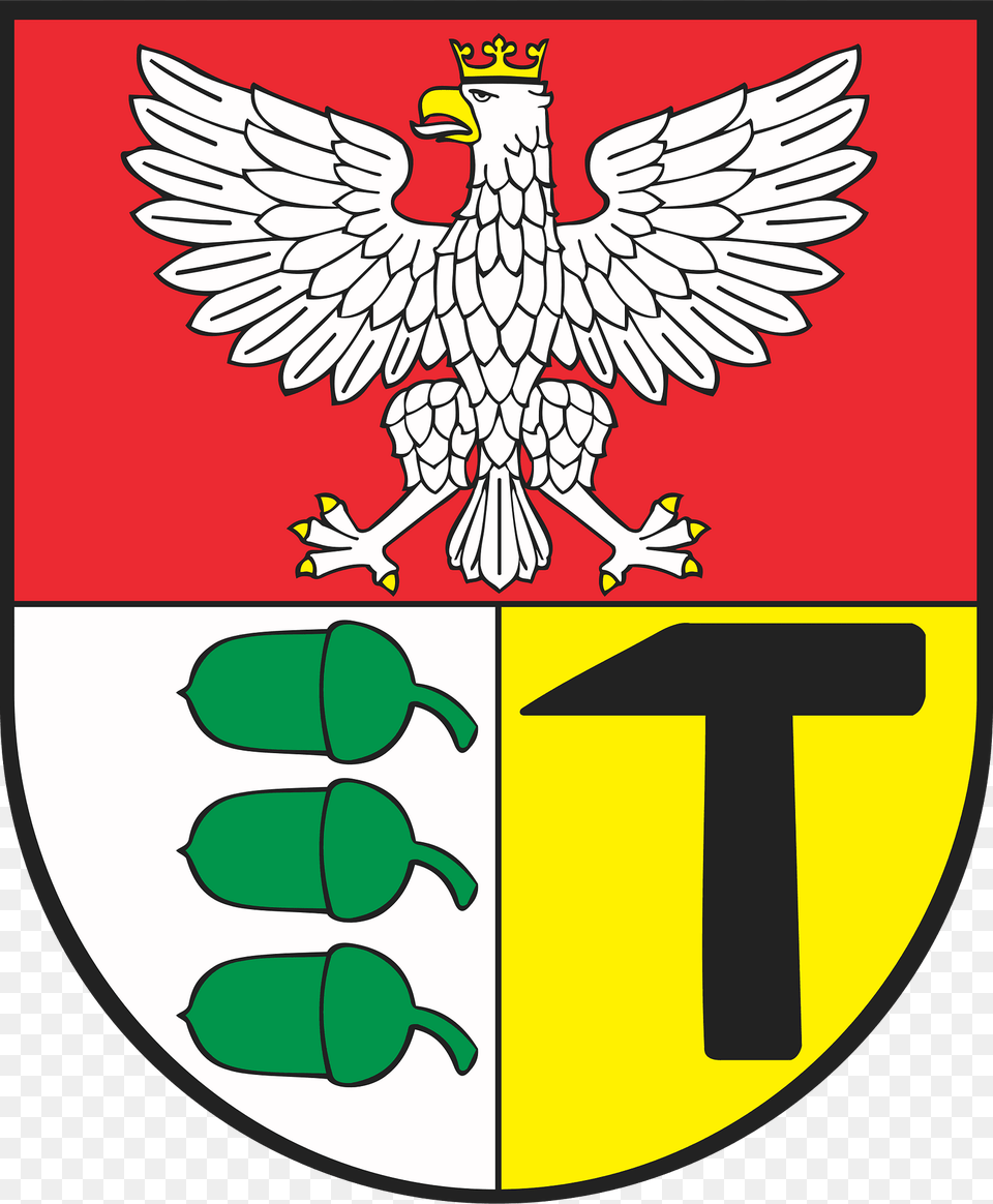 Dabrowa Gornicza Coat Of Arms Clipart, Emblem, Symbol, Animal, Bird Free Png Download