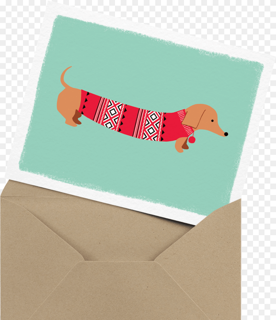 Dachshund, Envelope, Greeting Card, Mail, Animal Png