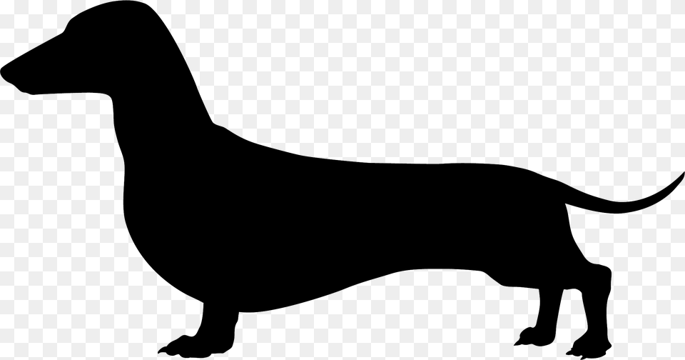 Dachshund, Silhouette, Stencil, Animal, Kangaroo Free Transparent Png