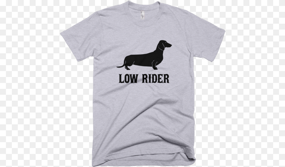 Dachshund Black Low Rider Gopro T Shirt, Clothing, T-shirt, Animal, Canine Png