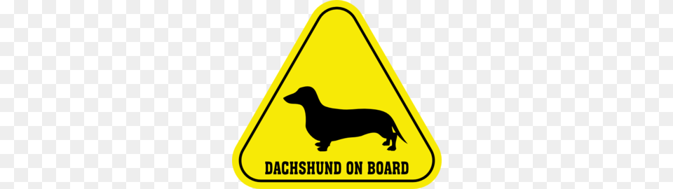 Dachshund Clip Art, Sign, Symbol, Road Sign, Animal Free Png Download