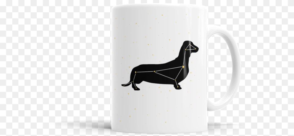 Dachshund Constellation Dachshund, Cup, Beverage, Coffee, Coffee Cup Free Transparent Png