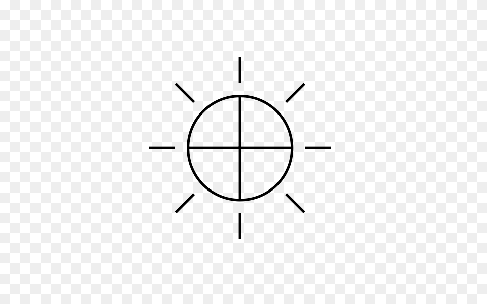 Dacian Solar Symbol Clip Arts For Web, Gray Free Transparent Png
