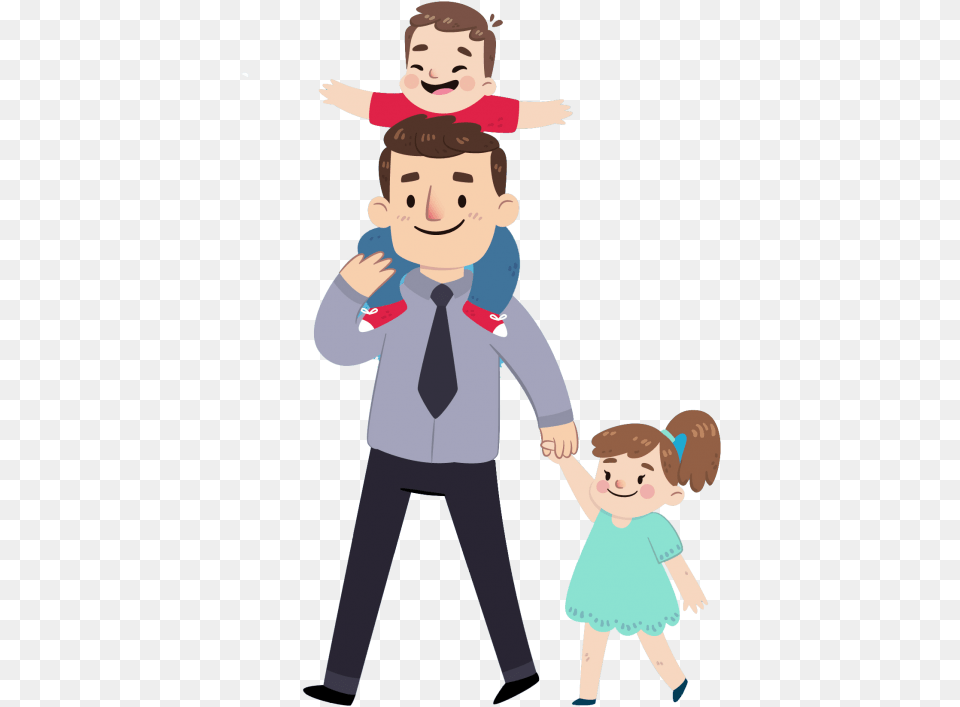 Dad Cartoon, Baby, Person, Face, Head Free Transparent Png
