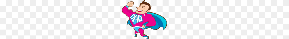 Dad Clipart Middle Aged Man Clip Art, Cape, Clothing, Baby, Person Png