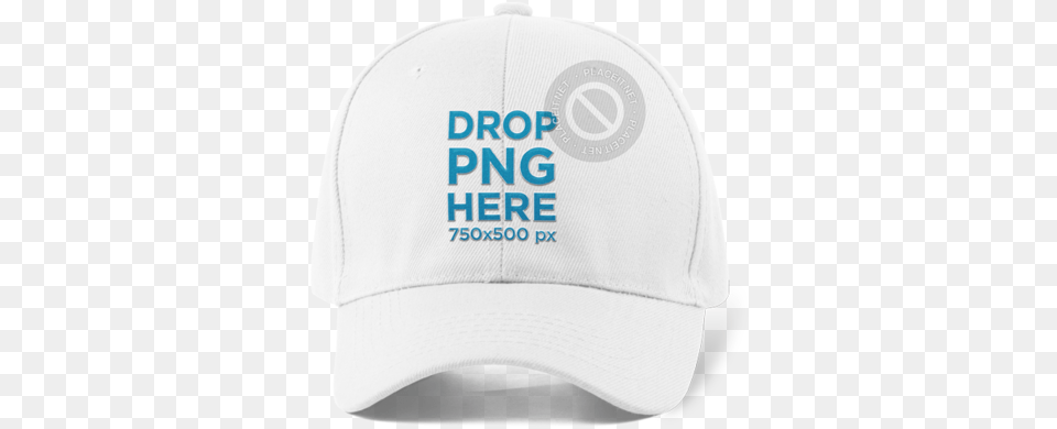 Dad Hat Mockup Placeit Front View Of A Cap White Mockup, Baseball Cap, Clothing, Helmet Free Png