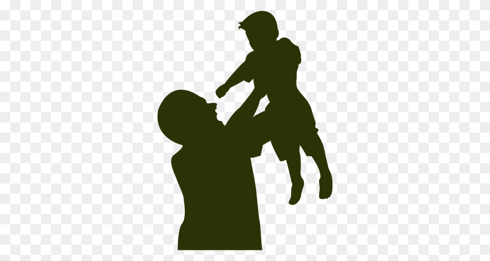 Dad Son Playing, Silhouette, Person, People, Head Free Png Download