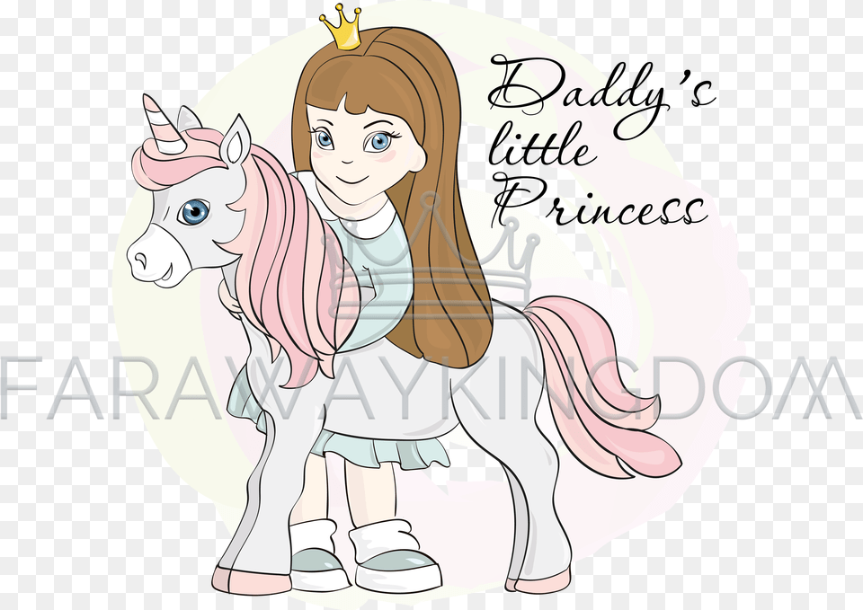 Daddy Princess Children Cartoon Vector Illustration Invitation, Book, Comics, Publication, Face Free Transparent Png
