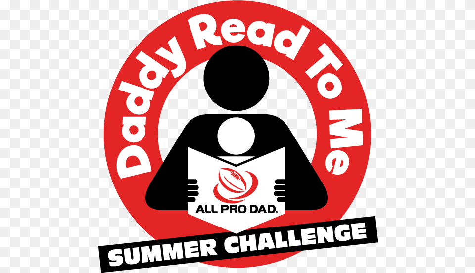Daddy Read To Me Summer Challenge Logo1 Circle, Advertisement, Poster, Logo, Disk Free Png