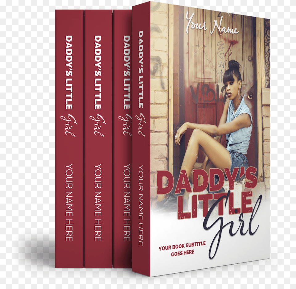 Daddy S Little Girl Predesigned Book Cover, Novel, Publication, Female, Person Free Png Download