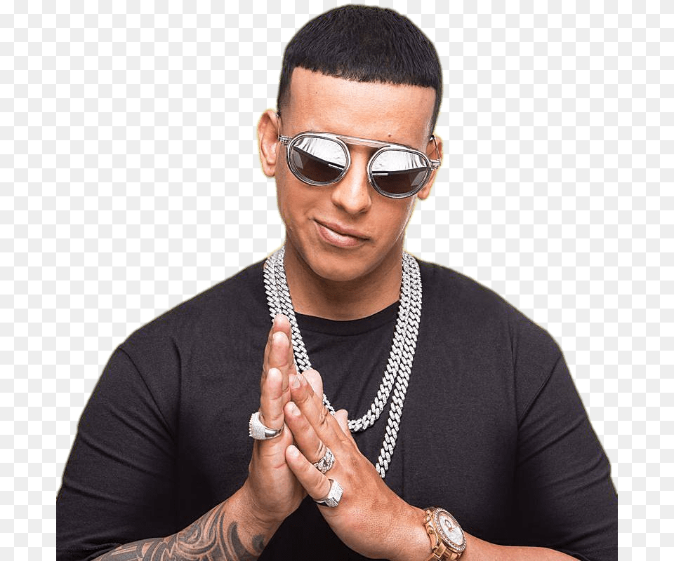 Daddy Yankee Wearing Sun Glasses Daddy Yankee, Accessories, Portrait, Photography, Person Free Transparent Png