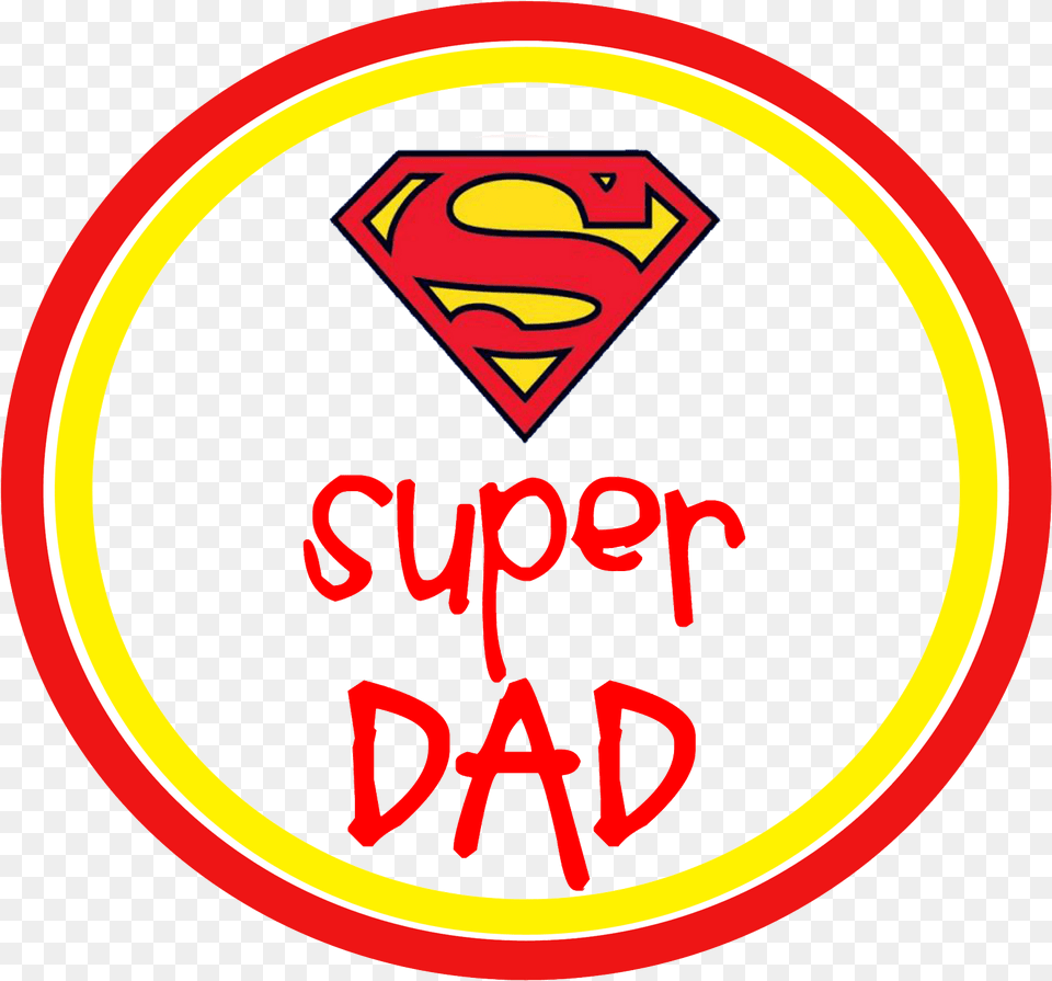 Daddys Day Pic Superman Symbol, Logo, Emblem, Road Sign, Sign Png Image