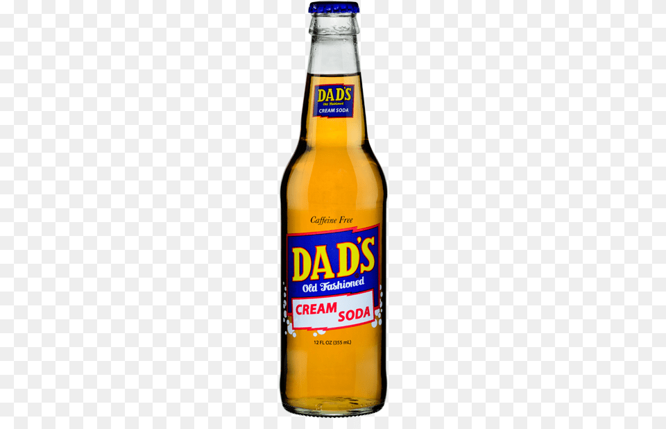 Dads Cream Soda, Alcohol, Beer, Beer Bottle, Beverage Png Image