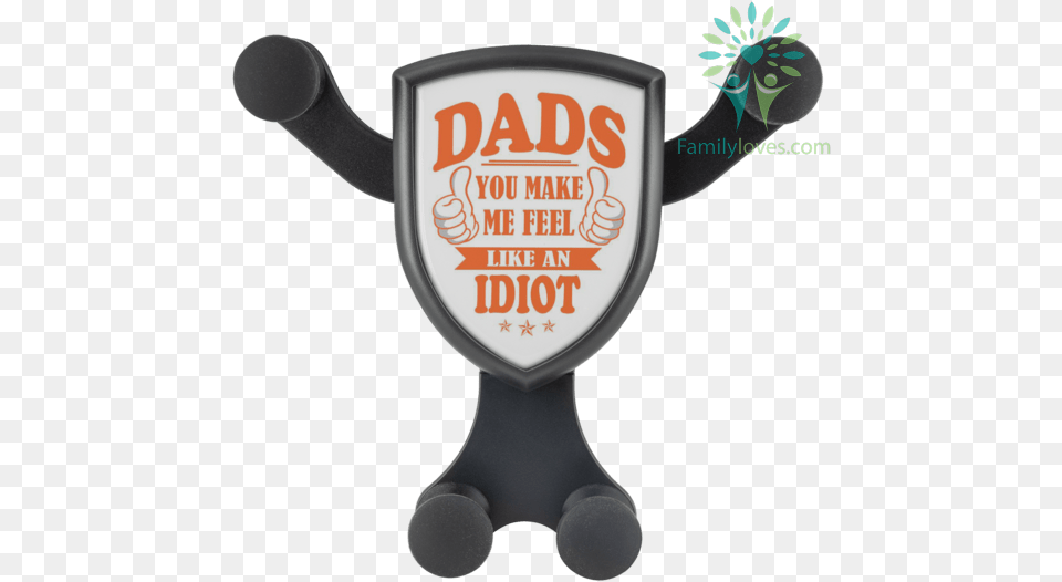 Dads You Make Me Feel Like An Idiot Wireless Car Charger, Badge, Logo, Symbol, Smoke Pipe Free Png Download