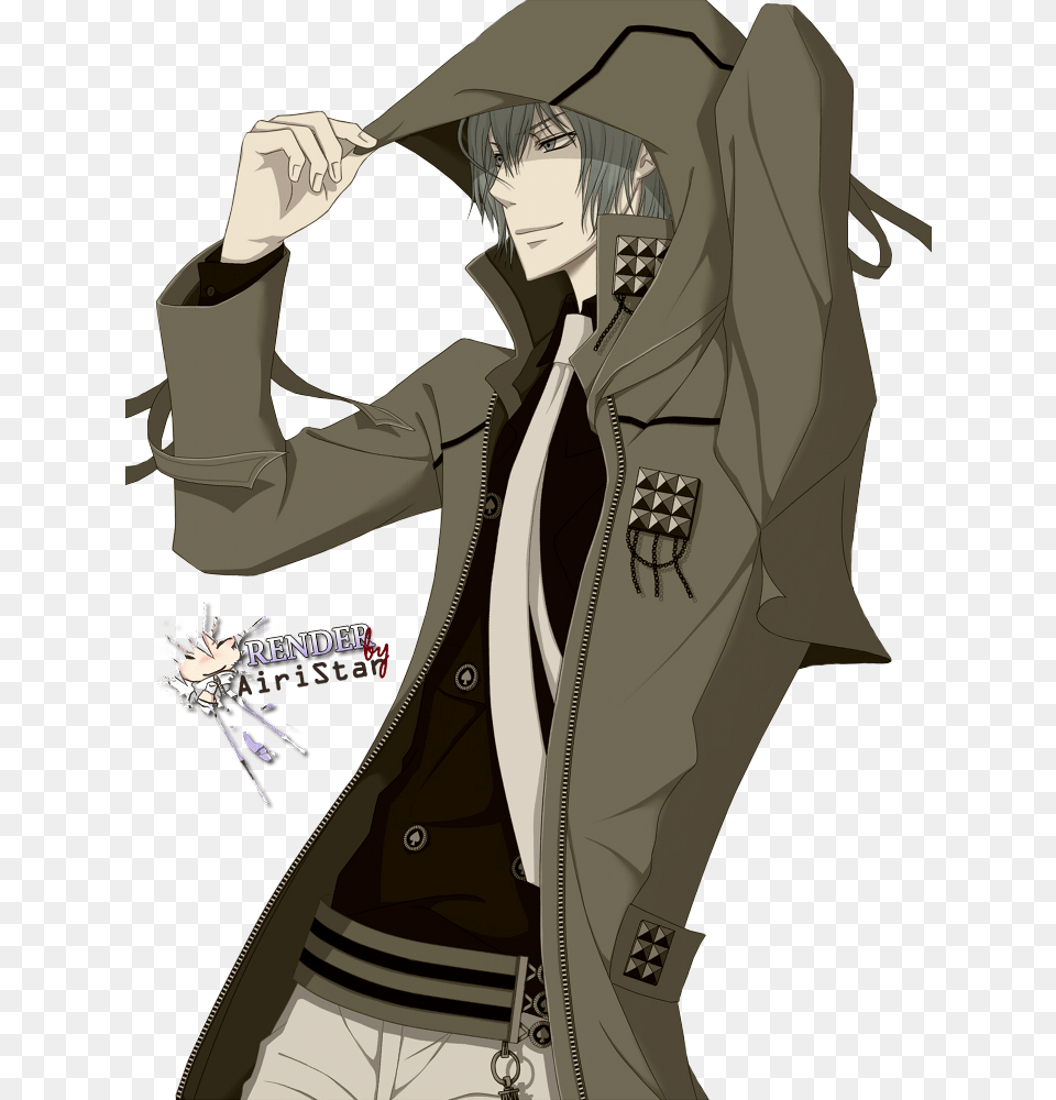 Daemon Spade Quotguardin De La Niebla Family Primoquot Crazy Anime Guy, Publication, Book, Clothing, Coat Free Png