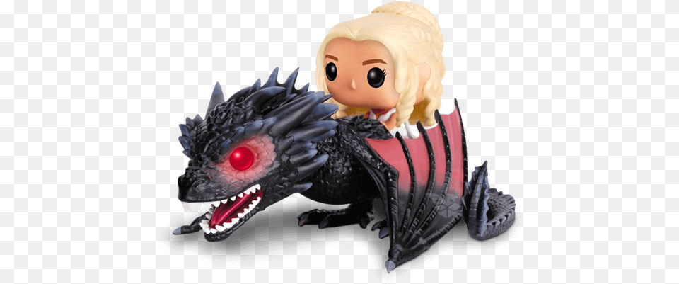 Daenerys And Drogon Funko Pop Daenerys On Dragon Funko, Baby, Person, Face, Head Free Png
