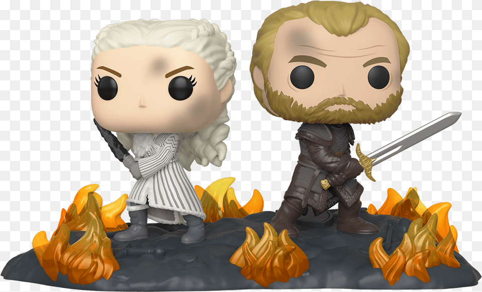 Daenerys And Jorah Funko Pop, Face, Head, Person, Doll Free Png Download